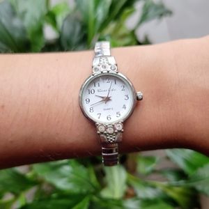Vintage Thomas Calvi Quartz Rhinestone Watch